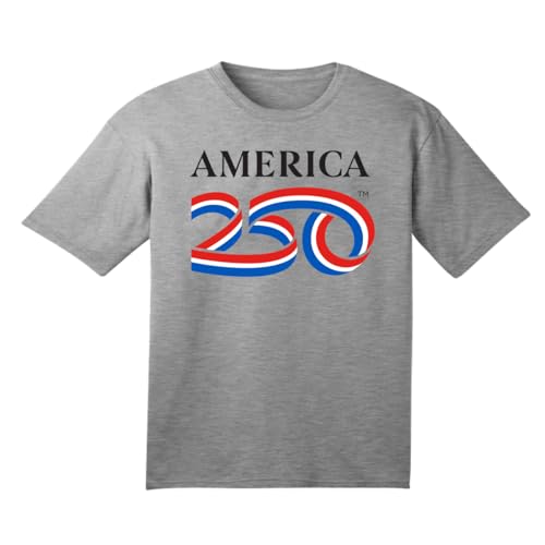 Image of 250 Anniversary USA Shirt, America250 Official Classic Logo Kids 250th Anniversary Shirt, 4th of July Merchandise