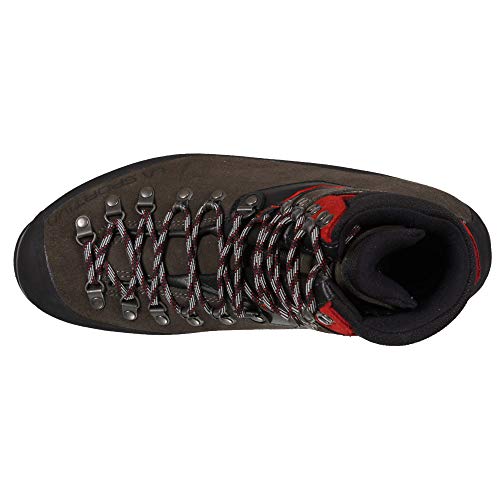 Foto von LA SPORTIVA Karakorum Evo GTX Grau-Rot - Gore-Tex Wasserdichter atmungsaktiver Leder Bergschuh, Größe EU 42 - Farbe An