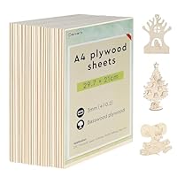 Plaques Contreplaqué Tilleul 3mm A3 - 10 Pièces 42x30cm - Pour Laser, Découpe, Modélisme, DIY