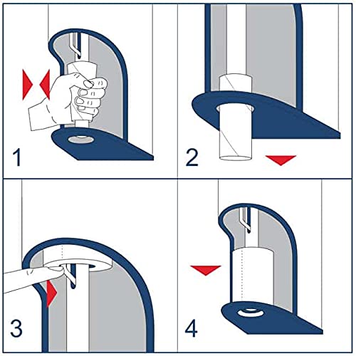 Paperstream 5-Fach Toilettenpapierspender abschließbar (weiß)