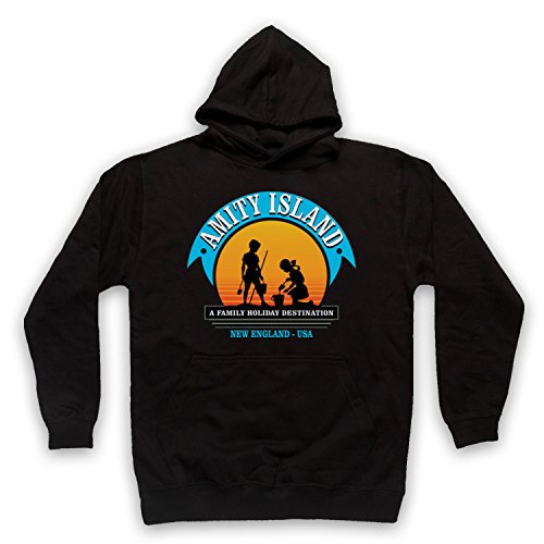 Sweat a capuche Amity Island Shark Jaw parfait pour vos soirees cinema d'horreur frissonnantes
