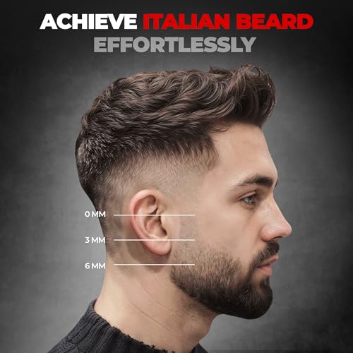 Image of Beardo Italian Beard Combo | Godfather Beard Oil+ Ape-X Prime 3-in-1 Trimmer + Styling Tool | Precision Grooming Kit for Men | Clean Cheek Line, Jawline & Styling Tool - Set of 3