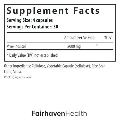 Fairhaven Health Myo Inositol Capsules