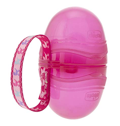 Chicco 2er Schnullerbox, rosa 00007264100000 2 Stück (1er Pack)