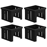 HONMEET 4Pcs Hollow Square Tube Sleeve Insert for Fitness Equipment Sliding Tube Adapter for Workout Machines Noise Reduction and Stability Enhancement