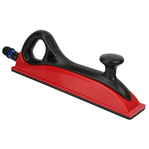 flexman Vacuum Cleaner Hand Sander, 2.8×16.5' Hand Sanding Block Used with Perforated Suede Sandpaper, Longboard Hand Sanding File Block for Furniture Wood Stone