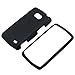 Black Rubberized Protector Case for LG Ally VS740