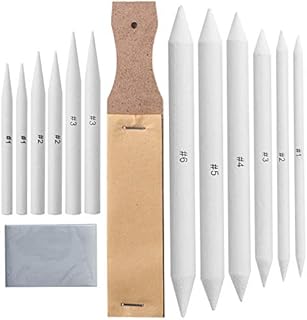Mr. Pen- Blending Stump, 13 Pack with Art Eraser, Blending Stumps for Drawing, Shading Pencils for Sketching, Blending Pencil, Blending Sticks for Drawing, Blending Tool, Blending Tools for Drawing