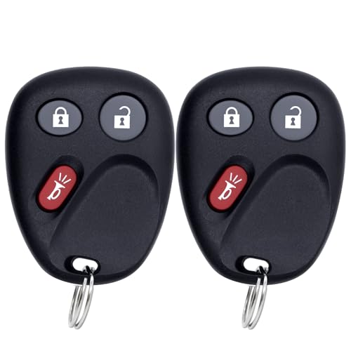 Xucanarmy Key Fob Replacement for Chevy Silverado Equinox Tahoe 2003 2004 2005 2006 Cadillac GMC LHJ011 Keyless Entry Remote Key 3 Buttons Car Key Replacement