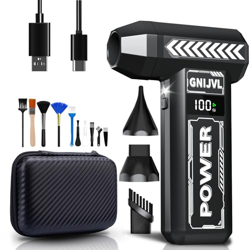 Compressed Air Duster 150 000RPM 4 Gear Adjustable Super Power Air Blower Electric Air Dus - image 1