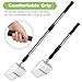 XBX Long Handle Cat Litter Scoop with Holder, Adjustable Extendable Metal Litter Scooper, Stainless Steel Shovel Sifter for Litter Box Cleaning, Durable Cat Pooper Scooper for Home Use