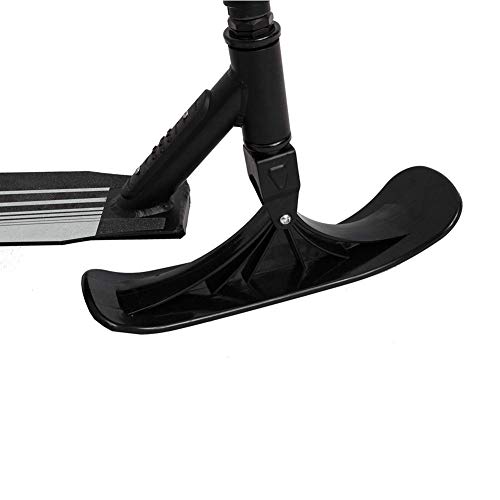 Emvanv Ski Sleigh Board - 2Pcs Sleds Snow Sleds Black Winter 2 In 1 Practical Scooter Parts Outdoor Sports Ski Board Replcement(Black,Size:38 X 11 X 9 Cm) #TOP1