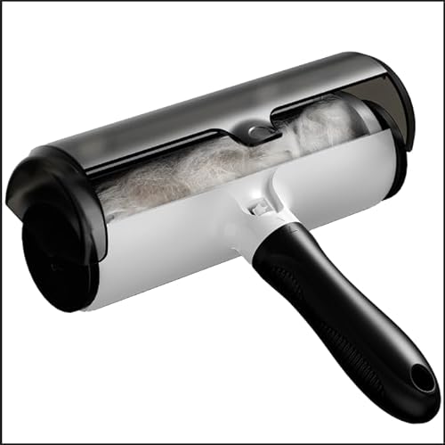 J&L Origins Pet Hair Remover Roller – Reusable Cat & Dog Hair Remover Tool for Sofa, Carpet & Clothes – Eco-Friendly Lint Roller, No Refills or Batteries