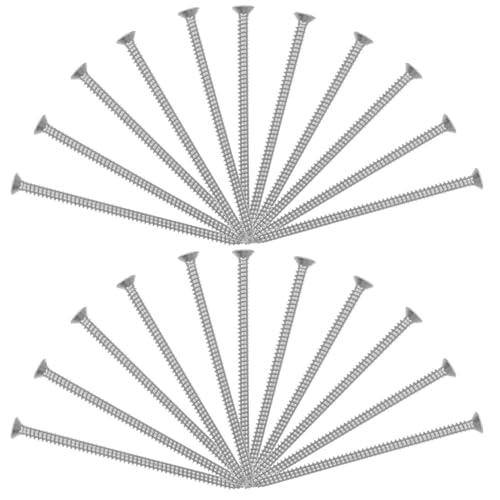 Juegos de tornillos autorroscantes acero inoxidable 25 piezas