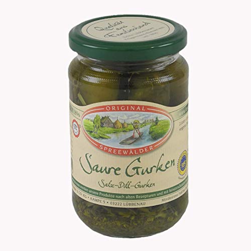 Krügermanns Original Spreewälder Saure Gurken (370 ml Glas) Cover