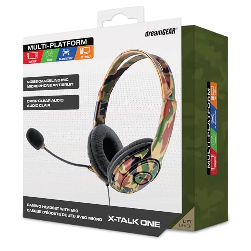 dreamGEAR X-Talk One Wired Headset with Microphone for Xbox One - Xbox One (Camo)