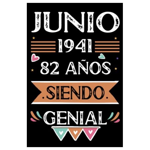 CUADERNO, Junio 1941, 82 Años Siendo Genial: Libro de visitas, cuaderno, 110 páginas de felicitaciones, idea de regalo, regalo Para la esposa, novia, mujer, La madre