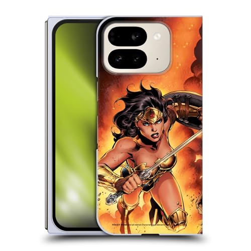 Head Case Designs �������C�Z���X �����_�[�E�[�}�� DC �R�~�b�N�X �W���X�e�B�X���[�O #4 2018 �R�~�b�N�u�b�N�J�o�[ �n�[�h�o�b�N�P�[�X Google Pixel 9 Pro Fold�Ή�