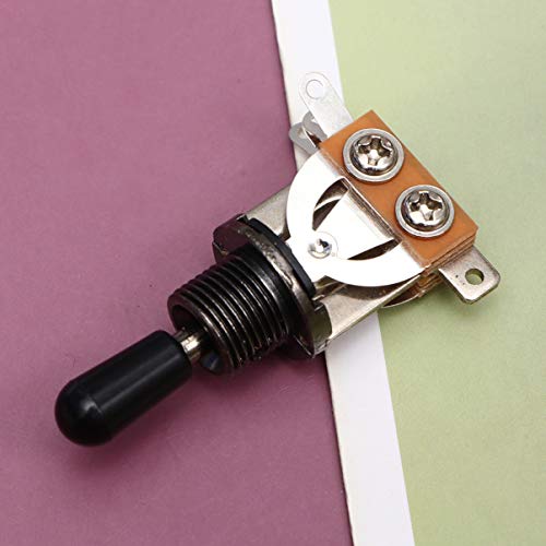 Milisten 3-weg schakelaar pick-up elektrische gitaar selector schakelaar (goud) M Zwart - Image 6