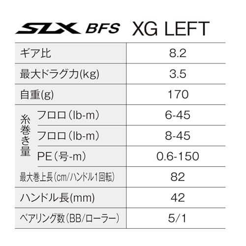 シマノ ベイトリール 25SLX BFS XG 左