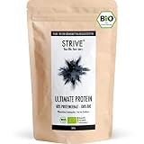 ULTIMATE PROTEIN 100% BIO Vegan: Pflanzliches Bio-Proteinpulver aus Reis, Erbse und Hanf - Natur - Frei von Aromen und Süßungsmitteln aus Liebe zum Bizeps - Veganes Eiweiß-Pulver DE-ÖKO-039