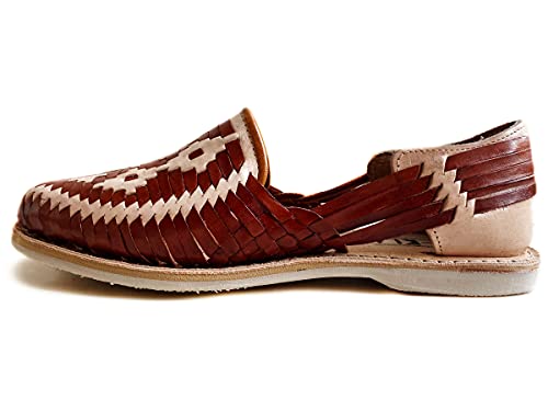 Mens huarache sandal Oochel Mahogany2