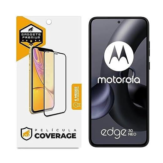 Película para Motorola Edge 30 Neo - Coverage 5D Pro Preta - Gshield