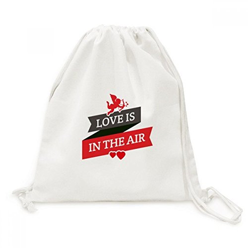 Sac a cordon en toile de voyage pour la Saint Valentin