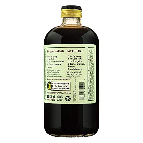 Liber & Co. Caramelized Fig Syrup (17 oz) Made with California Figs - Thumbnail 3
