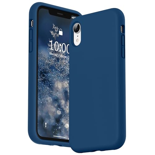 【Liquido Silicone Material】✅ La Cover per iPhone XR realizzata con silicone materiale morbido e antiscivolo offre un'eccellente presa in mano; Inoltre,può evitare efficacemente le impronte digitali fastidiose e l'accumulo di grasso.
