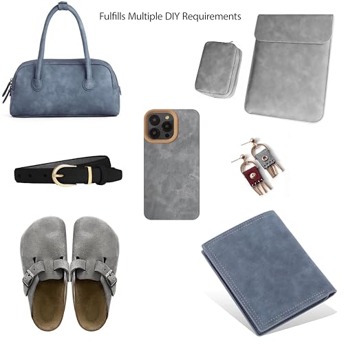 Sensylectra Weiches Kunstleder Matte,Wasserdichtes PU-Leder,Kunstleder Meterware Für Nähen,Taschen, Möbel, DIY-handgefertigte Projekte,140 * 30cm (Schwarz)