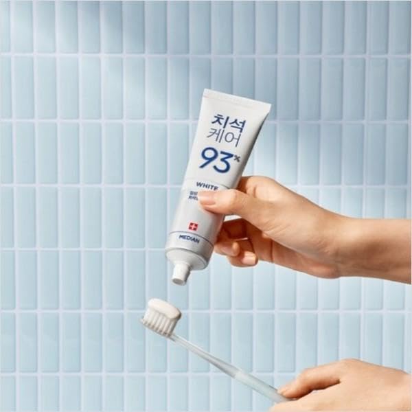 Median Dental IQ 93% Toothpaste 120g X 3 Pack White whitening toothpaste, 0.08 Ounce (Pack of 50)