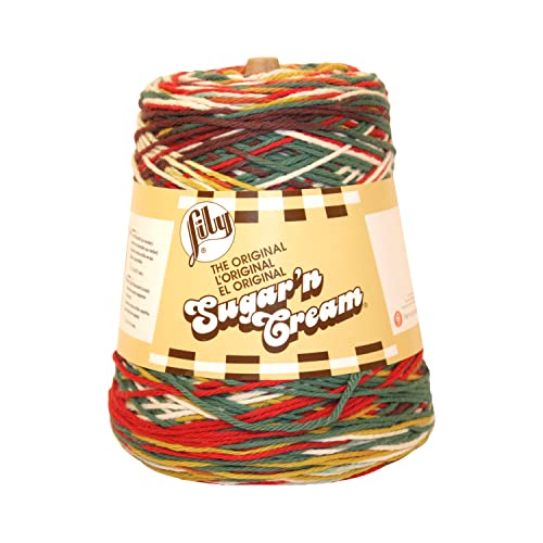 Image of Lily Sugar N Cream Cones Summerfield Ombre Yarn - 1 Pack of 14oz /400g - Cotton - #4 Medium - 706 Yards - Knitting /Crochet