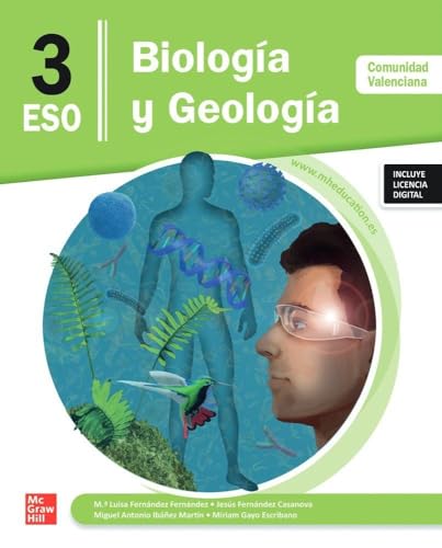 Portada de Biología y Geología. 3º ESO. Comunidad Valenciana