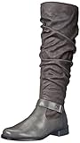 A2 by Aerosoles Women's Ride with Me Knee High Boot, Grey Combo, 5 M US