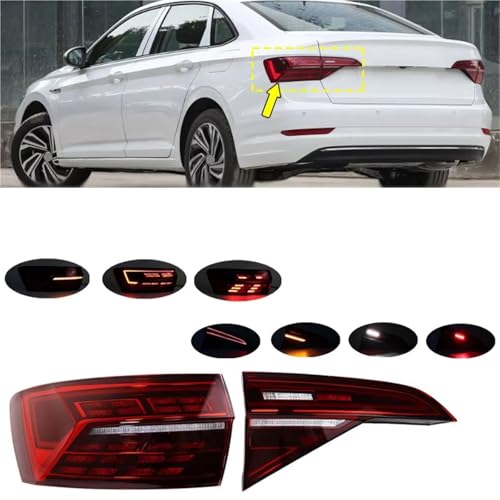 Feux arrières auto haute finition de remplacement pour VW Sagitar