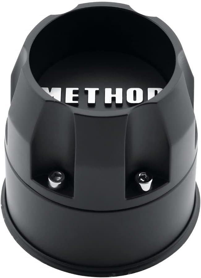 Method Race Wheels Center Cap, Push Through, Black