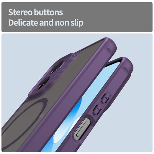 Image of Compatible with Motorola Moto G06 Power Case Cover,Compatible with MagSafe,Anti-Fall,Compatible with Motorola Moto G06 XT2535-1 XT2535-2 XT2535-14 Cell Protective Phone Case Purple