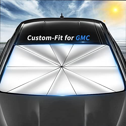 CustomFit for GMC Windshield Sun Shade Umbrella, 360