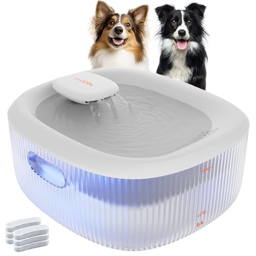 Image of WOPET Dog Water Fountain for Large Dogs, 6L /205oz /1.7Gal Automatic Dog and Cat Water Fountain, Pet Water Dispenser with 6 Filters, Ultra-Quiet Pump, Great for Large Dogs Cats and Multi-Pet Home