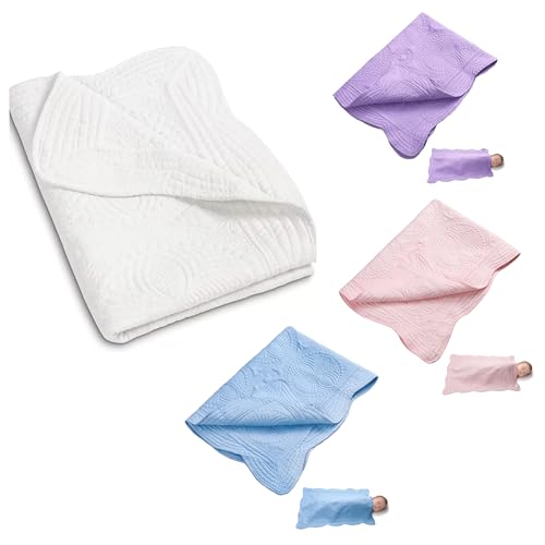 Mzjeaziany Lightweight Baby Quilt Cotton Blanket...