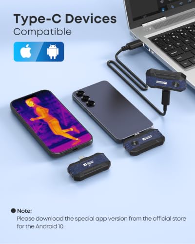Image of Thermal Master P1 Thermal Camera for USB-C iPhone Android, Plug&Play, Blue