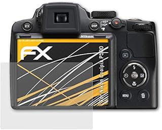 atFoliX Screen Protector compatible with Nikon Coolpix P500 Screen Protection Film, anti-reflective and shock-absorbing FX Protector Film (3X)