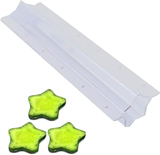 Wusteg 3Pcs Growing Cucumber Mould Star Shape Cucumber Shaping Mold Plastic Garden Vegetable Grow Forming Mould Tool Fruit Growing Molds Shaping Tool for Apple Pumpkin Planting Cucumber