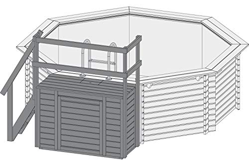 Karibu Pool Modell 1 Variante A | 38 mm Wandstärke - 45626 Karibu Pool Modell 1 Variante A | 38 mm Wandstärke