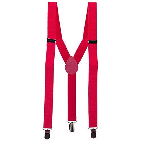 Fashion Suspender - Hot Pink OSFM