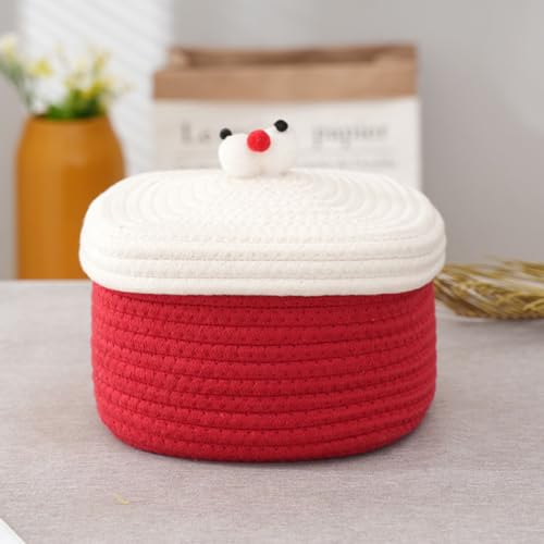 Panier de rangement en coton pour bureau et pièces de la maison - 3