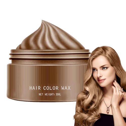 Tinte Capilar - Cera De Color Temporal Para El Cabello | Crema De Color Para El Cabello | Cera Temporal Para Teñir El Pelo Temporal Eficaz Lavable Para Niños, Hombres Y Mujeres, Cosplay