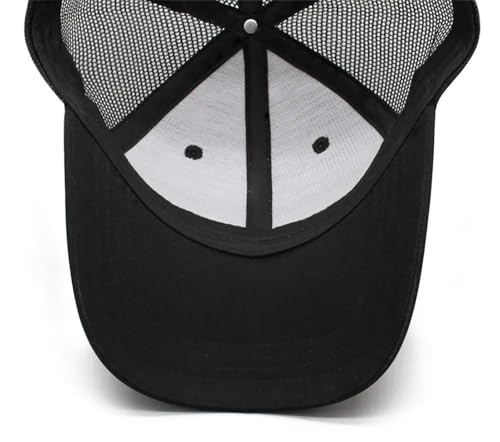 Image of Adjustable State Flag Trucker Hat Mesh Baseball Cap with Embroidered Patch for Men Women