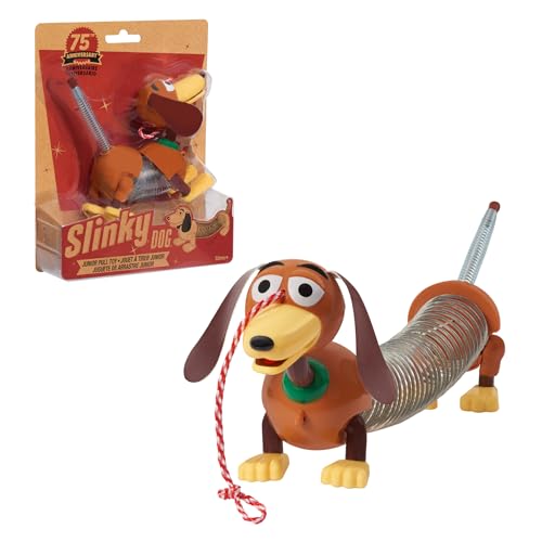 retro 435-inch slinky dog jr the original classic walking spring toy vintage fidget toy kids toys for ages 18 month by just play